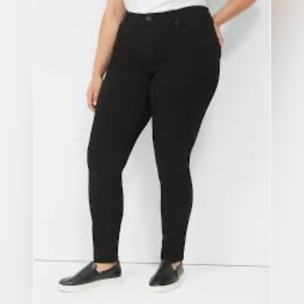 LANE BRYANT - STRETCHY comfortable, Women's Classic Black Skinny Jeans 👖